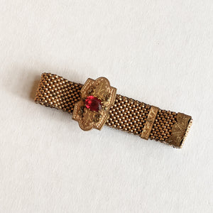 1870s-1880s Gold Filled Mesh Bracelet