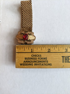 1870s-1880s Gold Filled Mesh Bracelet