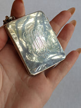 Load image into Gallery viewer, 1900s-1910s Oversized Sterling Silver Locket