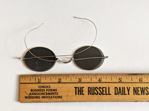 1890s-1900s Tinted Eyeglasses with Case