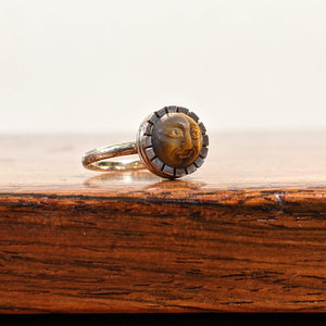 14k Gold Tiger's Eye Conversion Ring