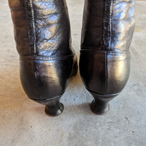 c. 1910s-1920s Louis Heel Boots | Approx Sz. 7.5-8