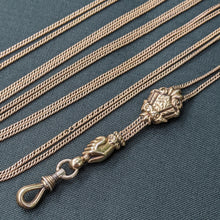 Load image into Gallery viewer, Early 19th c. Georgian 14k Gold Fist Long Guard Chain