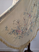 Load image into Gallery viewer, c. 1900s-1910s Pastel Silk Shawl Wrap