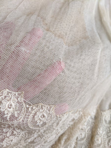 c. 1916 Net Lace + Silk Dress