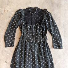 Load image into Gallery viewer, Turn of the Century Blue Cotton Dress