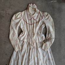 Load image into Gallery viewer, Turn of the Century Cotton Printed Dress