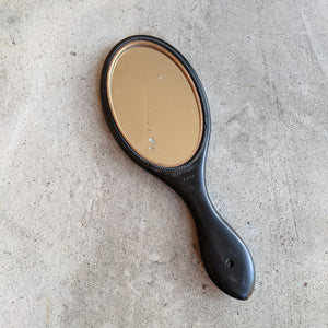 19th c. Thermoplastic Hand Mirror (Likely by Florence)