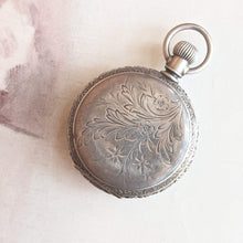 Load image into Gallery viewer, c. 1890s Coin Silver Pocket Watch