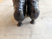 Load image into Gallery viewer, c. 1910s-1920s Black Louis Heel Boots | Approx Sz 5-6