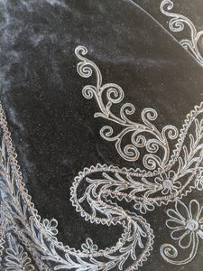 c. 1890s Silk Velvet Cape | Study, Display, Repair