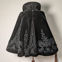 Load image into Gallery viewer, c. 1890s Silk Velvet Cape | Study, Display, Repair