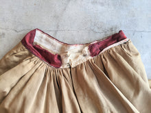 Load image into Gallery viewer, c. 1890s Gold and Burgundy Silk Dress | Study + Display