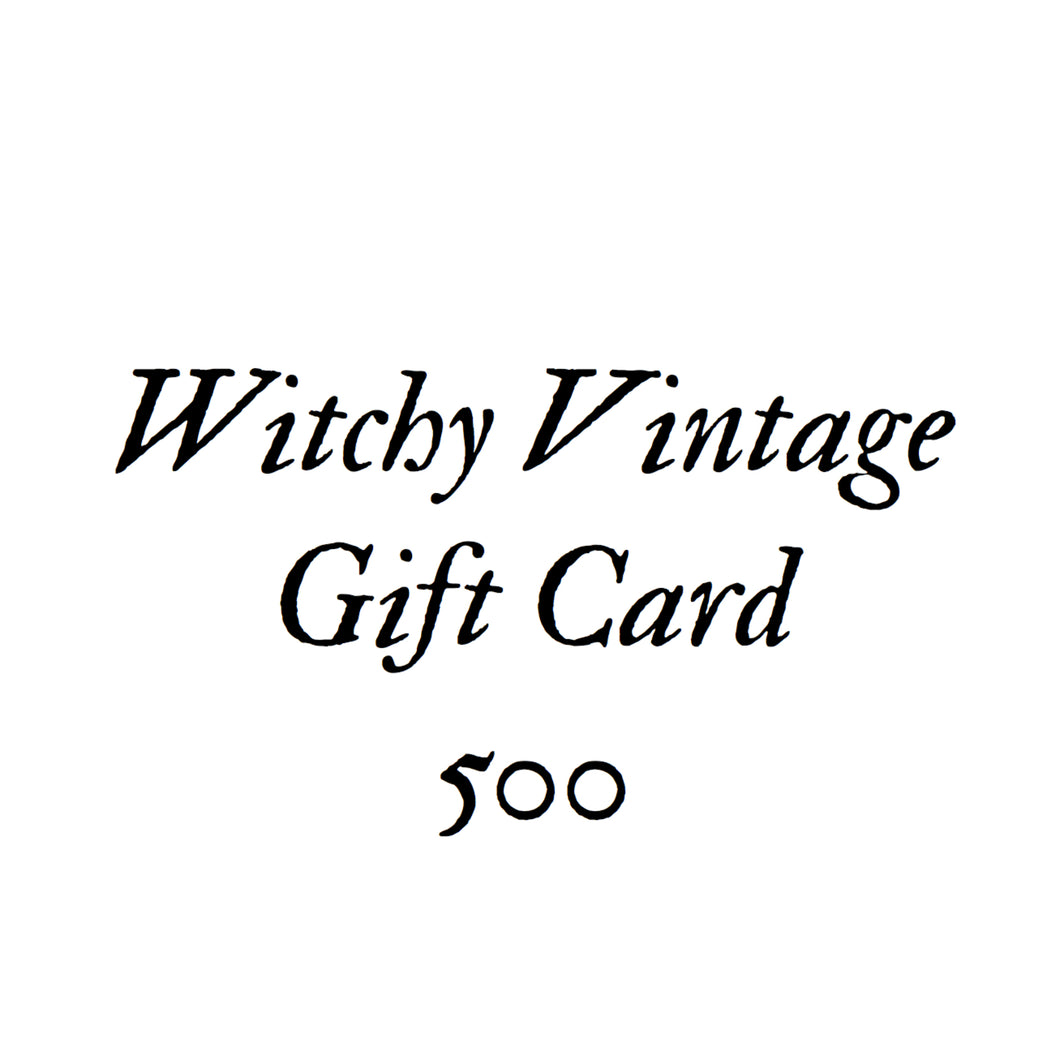 Witchy Vintage Gift Card - $500