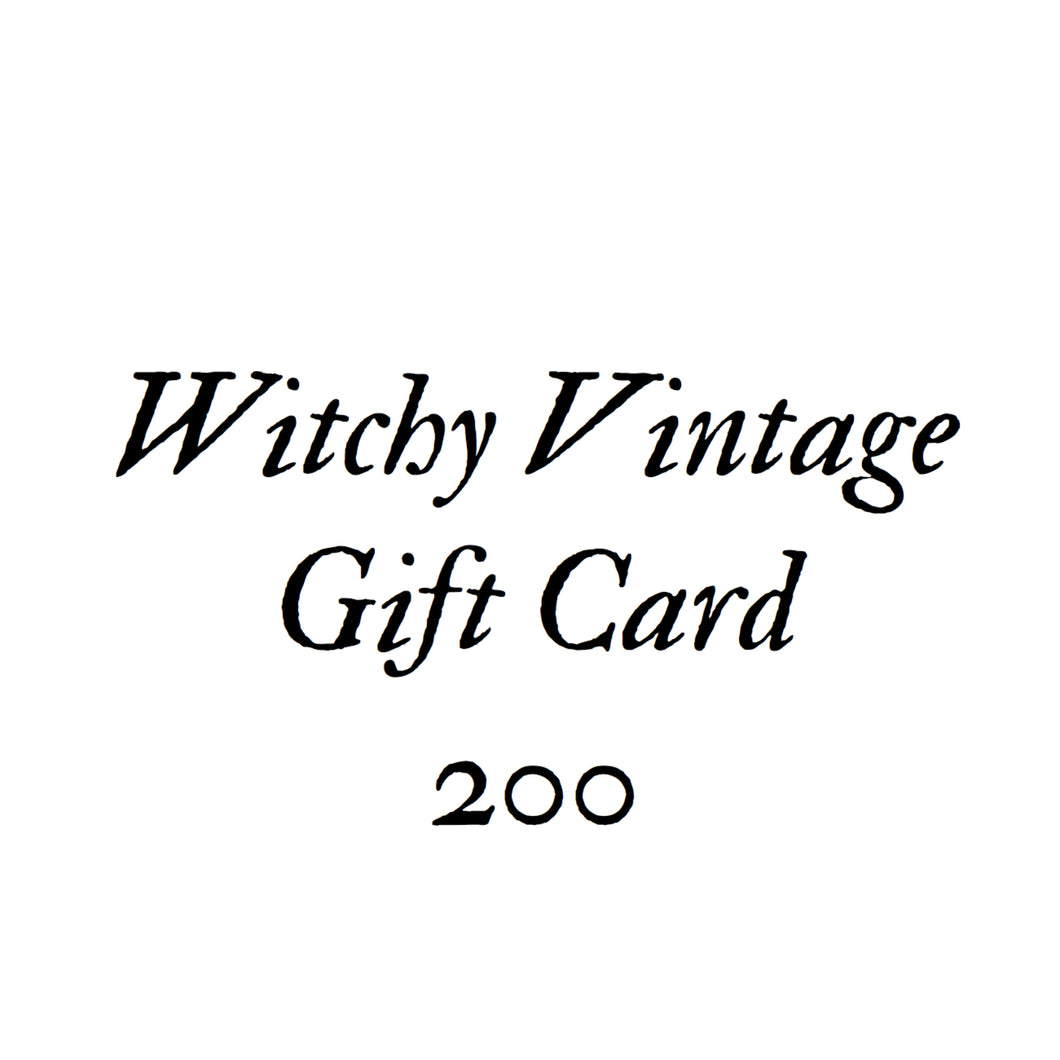 Witchy Vintage Gift Card - $200