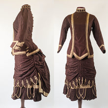 Load image into Gallery viewer, 1870s Bustle Dress | Study Piece