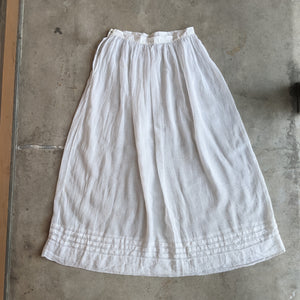 1910s Cotton Lawn Petticoat or Skirt