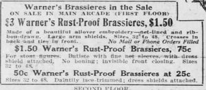 c. 1900s-1910s Cotton Boned Brassiere