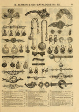 Load image into Gallery viewer, Victorian Etruscan Revival Ear Drops