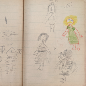 1920s Child's Notebook