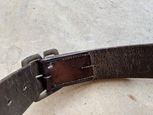 Load image into Gallery viewer, Early Vintage Leather Belt