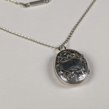 Load image into Gallery viewer, 1899 Silver Locket + Chain