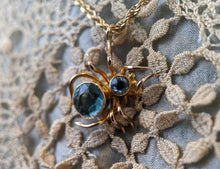 Load image into Gallery viewer, RESERVED - Antique 9k Gold Spider Pendant