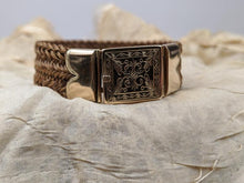 Load image into Gallery viewer, Victorian Hairwork Bracelet | 12k Gold Clasp