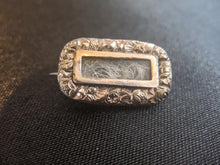 Load image into Gallery viewer, Early Victorian / Late Georgian Hair Brooch | Blond or Grey Hair