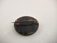 Load image into Gallery viewer, Victorian Pique Mourning Brooch | Grape Motif