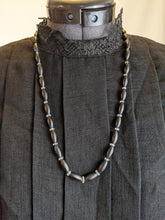 Load image into Gallery viewer, 1900s French Jet Hand Knotted Necklace | 10k Gold Clasp