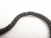 Load image into Gallery viewer, 1910s-1920s Long French Jet Seed Bead Rope Necklace