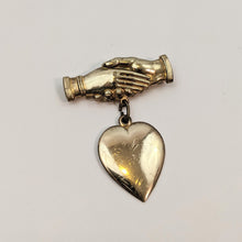 Load image into Gallery viewer, Clasped Hands Brooch